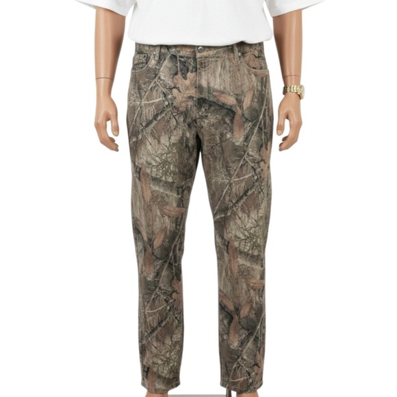 Mugsy Jeans Other - Mugsy RealTree Camo Mens Stretch Straight Baggy Pants  44x30 Special Edition EUC